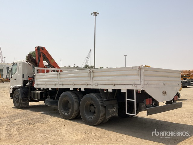 2007 Hino 500 Palfinger PK1000 4.5 ton Knuckl ... Flatbed Truck with Crane - Dropside/ Flatbed truck, Crane truck: picture 3 2007 Hino 500 Palfinger PK1000 4.5 ton Knuckl ... Flatbed Truck with Crane - Dropside/ Flatbed truck, Crane truck: picture 3