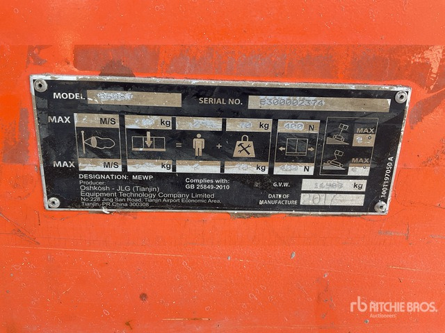 2017 JLG 860SJ 4WD Diesel Telescopic Boom Lift - Flail mower/ Mulcher: picture 2 2017 JLG 860SJ 4WD Diesel Telescopic Boom Lift - Flail mower/ Mulcher: picture 2
