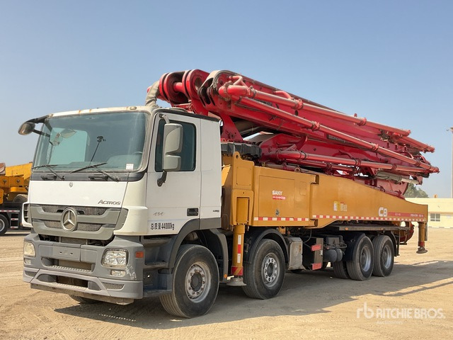 2019 Mercedes Benz Actros 4144 2019 Sany SYM5449THB 56 m on 8x ... Concrete Pump Truck - Concrete pump truck: picture 1 2019 Mercedes Benz Actros 4144 2019 Sany SYM5449THB 56 m on 8x ... Concrete Pump Truck - Concrete pump truck: picture 1