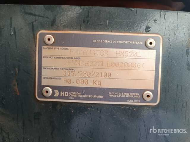 2025 Hyundai HX520L - Crawler excavator: picture 2 2025 Hyundai HX520L - Crawler excavator: picture 2