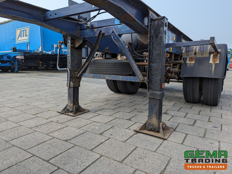 Container transporter/ Swap body semi-trailer Flandria OP 20V 2A 2-Assen ROR - DrumBrakes - Leaf Suspension - 20FT (O1871): picture 8