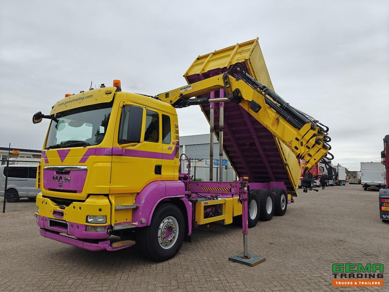 MAN TGS 35.440 8x4/4 Dagcabine Euro5 - Hymatec Kipper + Hiab 166 ES-4 Pro - Alcoa - 02/2026 APK - Tipper, Crane truck: picture 1 MAN TGS 35.440 8x4/4 Dagcabine Euro5 - Hymatec Kipper + Hiab 166 ES-4 Pro - Alcoa - 02/2026 APK - Tipper, Crane truck: picture 1