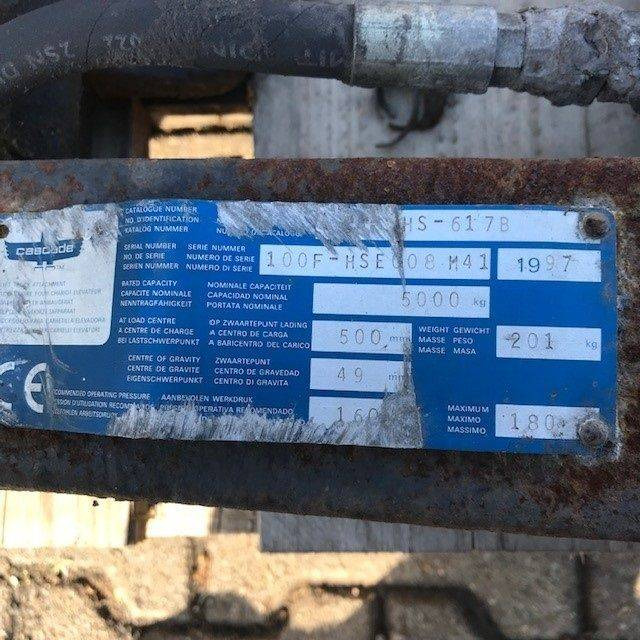 CASCADE FORKPOSITIONER WITH SEPARATE SIDE SHIFT - Attachment: picture 5 CASCADE FORKPOSITIONER WITH SEPARATE SIDE SHIFT - Attachment: picture 5