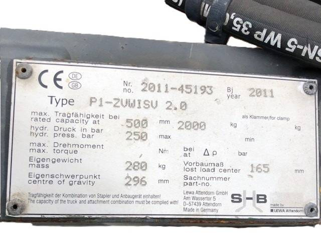 Integral Fork positioner shaft guid with sideshift valve - Attachment: picture 5 Integral Fork positioner shaft guid with sideshift valve - Attachment: picture 5