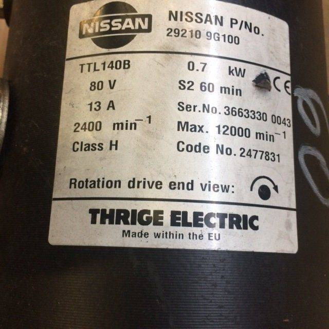 Electrical motor for Nissan - Engine and parts for Material handling equipment: picture 3 Electrical motor for Nissan - Engine and parts for Material handling equipment: picture 3