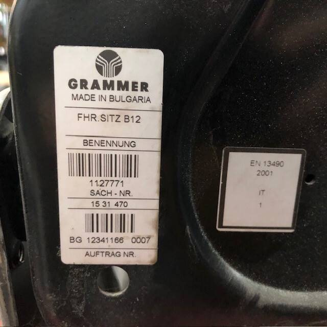 Seat for Material handling equipment Seat for Linde P60, Series 126: picture 7