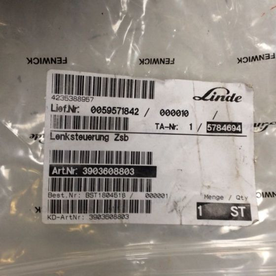 Steering controller for Linde /324-02/ - ECU for Material handling equipment: picture 1 Steering controller for Linde /324-02/ - ECU for Material handling equipment: picture 1