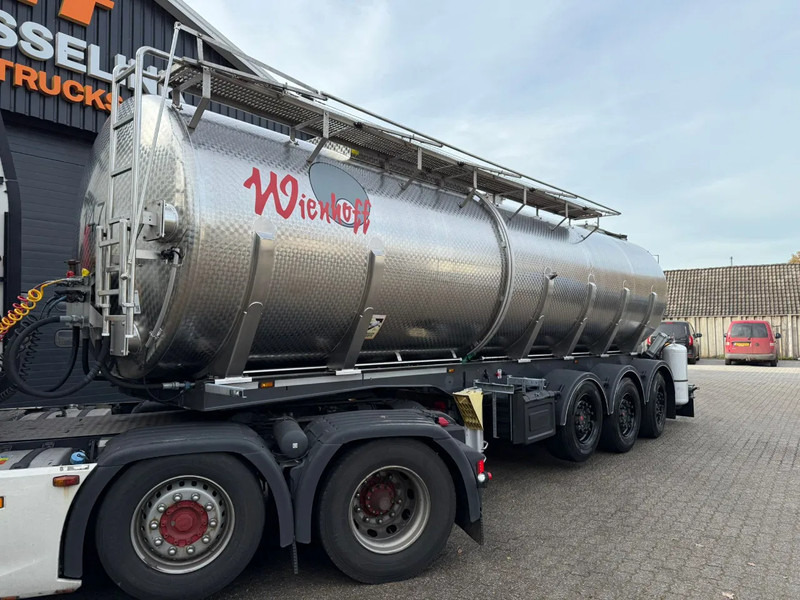 D-Tec WIENHOFF 28.500L Edelstahl Tierfutter/Gülleauflieger Neuwertig 6m3 Vogelsang pomp - Tank semi-trailer: picture 1 D-Tec WIENHOFF 28.500L Edelstahl Tierfutter/Gülleauflieger Neuwertig 6m3 Vogelsang pomp - Tank semi-trailer: picture 1