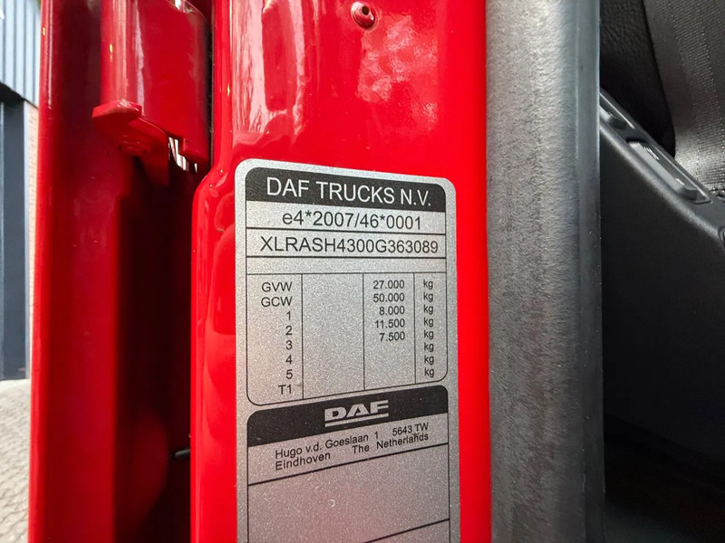 Cab chassis truck DAF XF 530 6X2 FAS Full air Alcoa Retarder Stuuras 7.6M Chassis NL Truck: picture 20