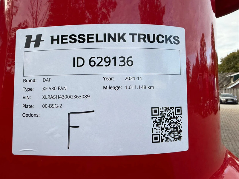 Cab chassis truck DAF XF 530 6X2 FAS Full air Alcoa Retarder Stuuras 7.6M Chassis NL Truck: picture 10