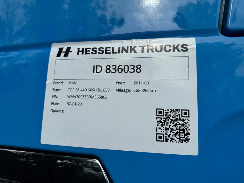 Leasing of MAN TGS 26.440 6X6 30T NCH Kabel/Cable Manual EEV AHK NL Truck MAN TGS 26.440 6X6 30T NCH Kabel/Cable Manual EEV AHK NL Truck: picture 10