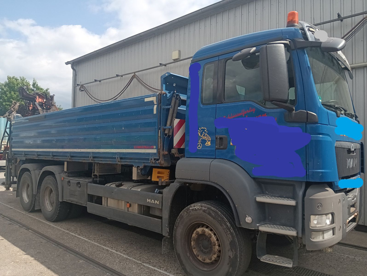 MAN TGS 26:480 6x4 BL ATLAS 240.2E-A4 3-S-Kipper - Tipper, Crane truck: picture 3 MAN TGS 26:480 6x4 BL ATLAS 240.2E-A4 3-S-Kipper - Tipper, Crane truck: picture 3