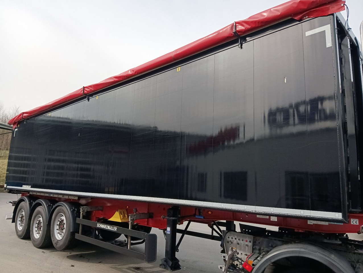 New Tipper semi-trailer Schwarzmüller K-Serie ALU 54m3 Getreide  6250kg TopZustand: picture 8