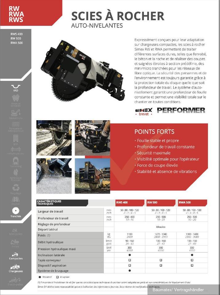 New Trencher Simex RWA 500 f. Kompaktlader, SOFORT VERFÜGBAR!!: picture 8 New Trencher Simex RWA 500 f. Kompaktlader, SOFORT VERFÜGBAR!!: picture 8