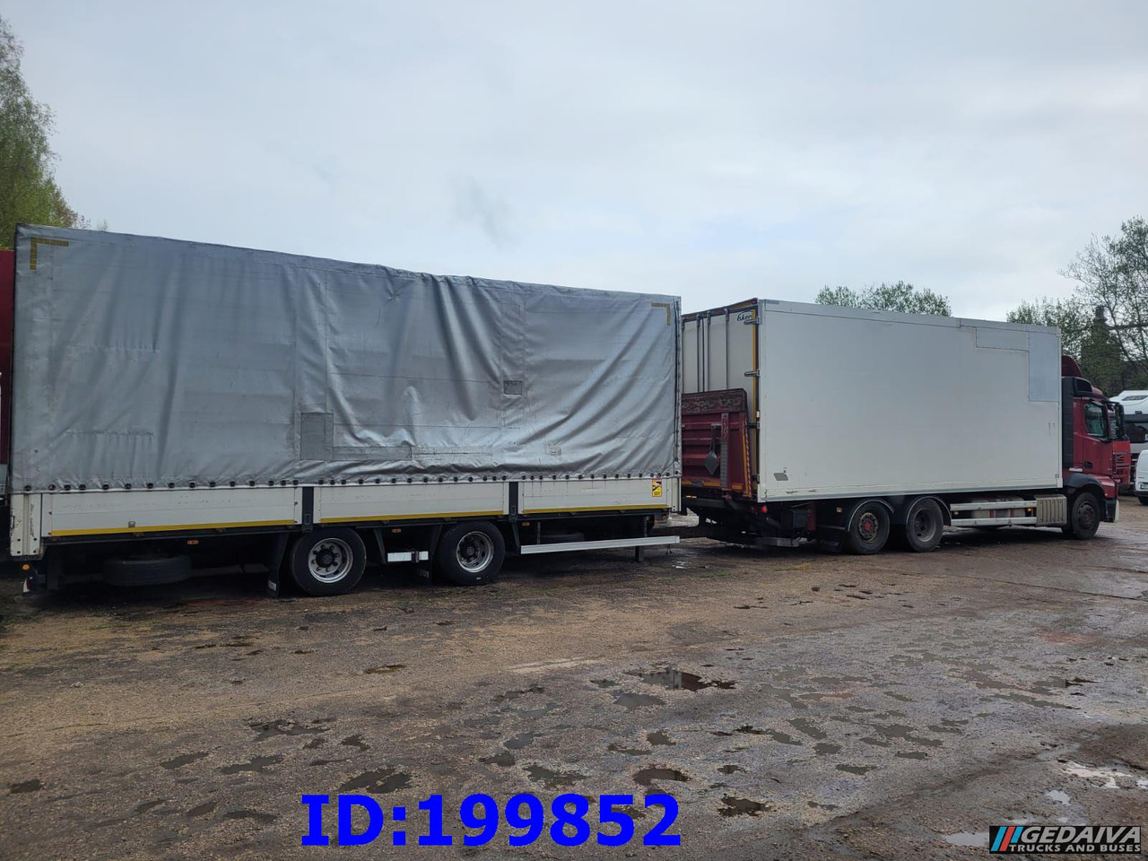 MERCEDES-BENZ Actros 2551 6x2 Euro5 + tilt trailer - Box truck: picture 3 MERCEDES-BENZ Actros 2551 6x2 Euro5 + tilt trailer - Box truck: picture 3