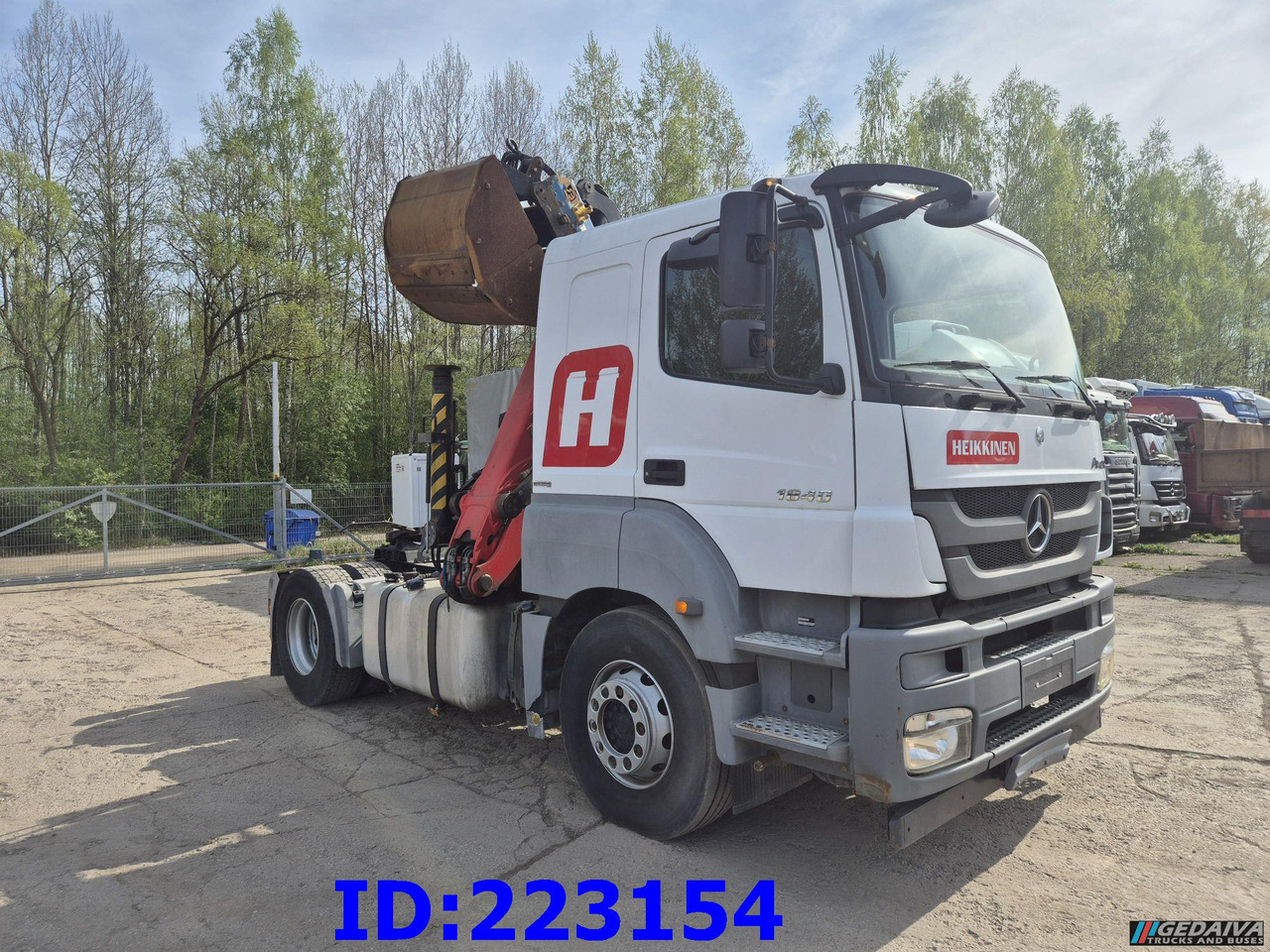 MERCEDES-BENZ Axor 1840 + Crane Epsilon Palfinger PZR601GA - Tractor unit: picture 4 MERCEDES-BENZ Axor 1840 + Crane Epsilon Palfinger PZR601GA - Tractor unit: picture 4
