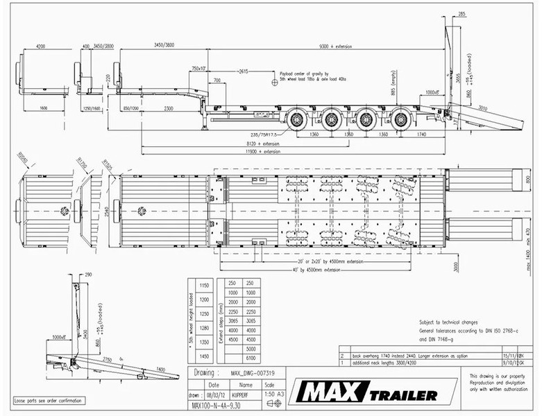 Faymonville 4x AXLE + 3.5METER EXTENDABLE + RAMPS FULLY FUNCTIONAL - Autotransporter semi-trailer: picture 4 Faymonville 4x AXLE + 3.5METER EXTENDABLE + RAMPS FULLY FUNCTIONAL - Autotransporter semi-trailer: picture 4