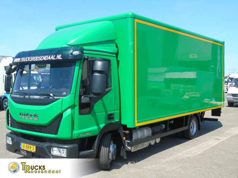 Iveco Eurocargo 75E190 + lift + 3p + EURO 6 - Box truck: picture 1 Iveco Eurocargo 75E190 + lift + 3p + EURO 6 - Box truck: picture 1