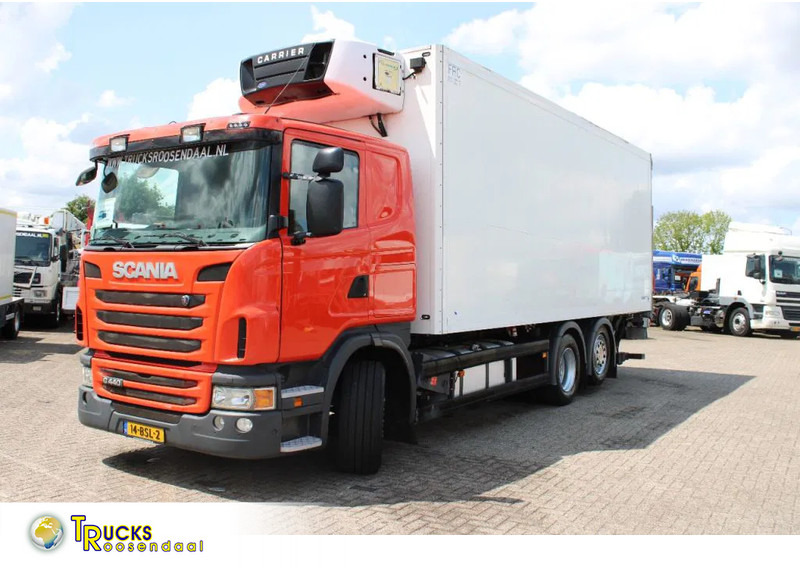 Scania G 440 + 6x2 + carrier + euro 5 + lift - Refrigerator truck: picture 1 Scania G 440 + 6x2 + carrier + euro 5 + lift - Refrigerator truck: picture 1