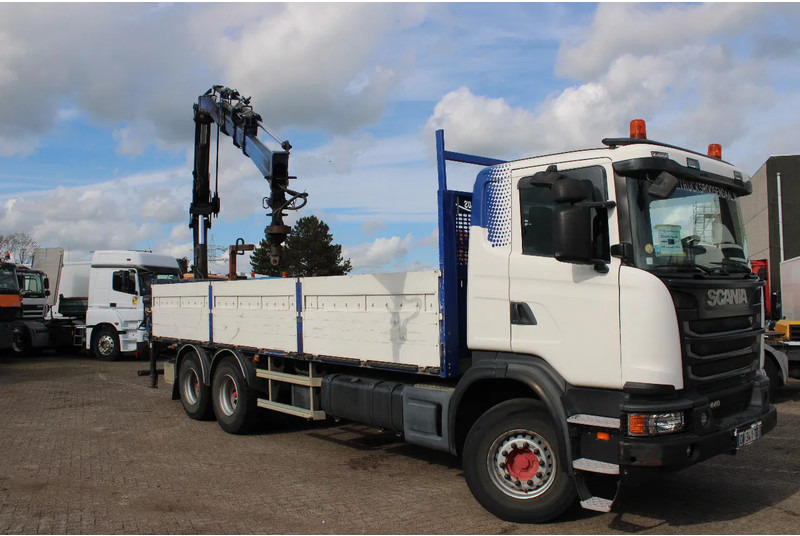 Scania G440 hiab 166-4 hipro + 6x4 + manual + remote - Crane truck: picture 4 Scania G440 hiab 166-4 hipro + 6x4 + manual + remote - Crane truck: picture 4