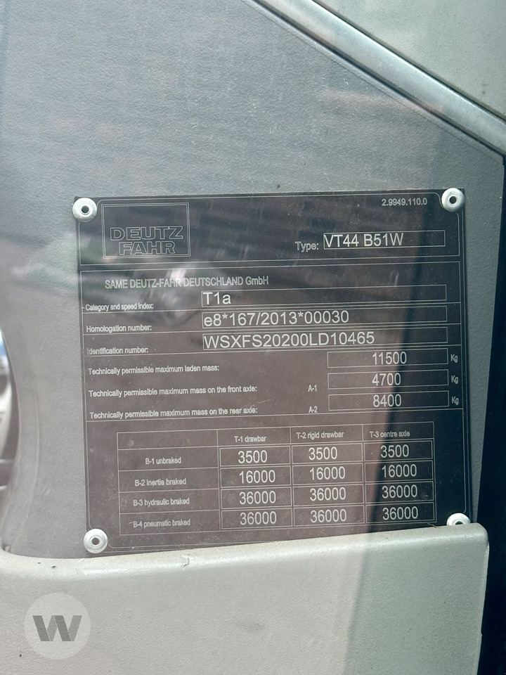 Deutz Agrotron 6165 - Farm tractor: picture 2 Deutz Agrotron 6165 - Farm tractor: picture 2