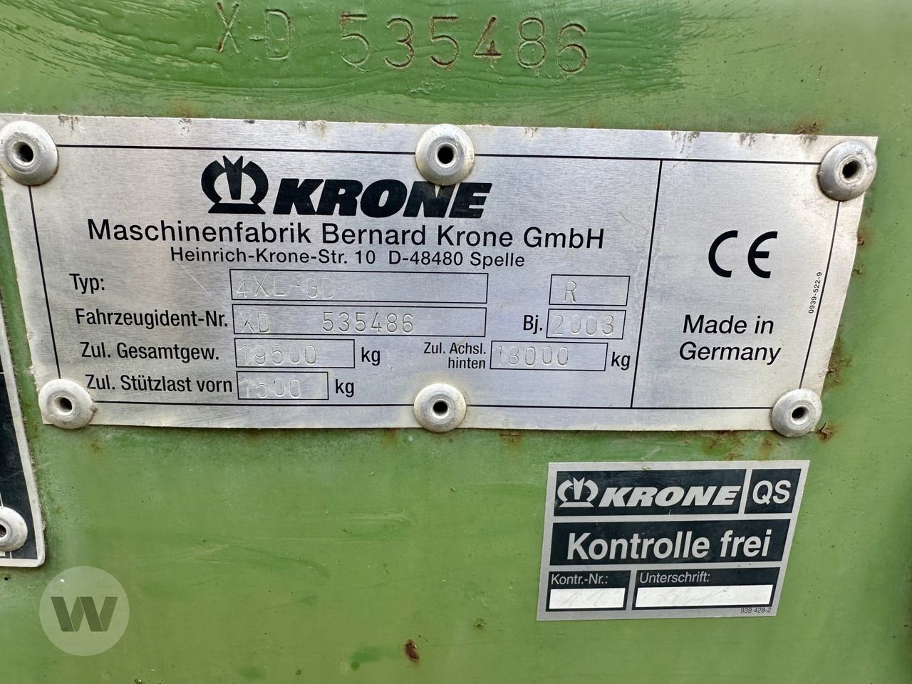 Krone 4 XL / GD - Self-loading wagon: picture 2 Krone 4 XL / GD - Self-loading wagon: picture 2