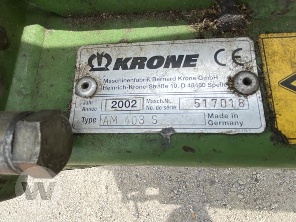 Krone AM 403 S - Mower: picture 5 Krone AM 403 S - Mower: picture 5