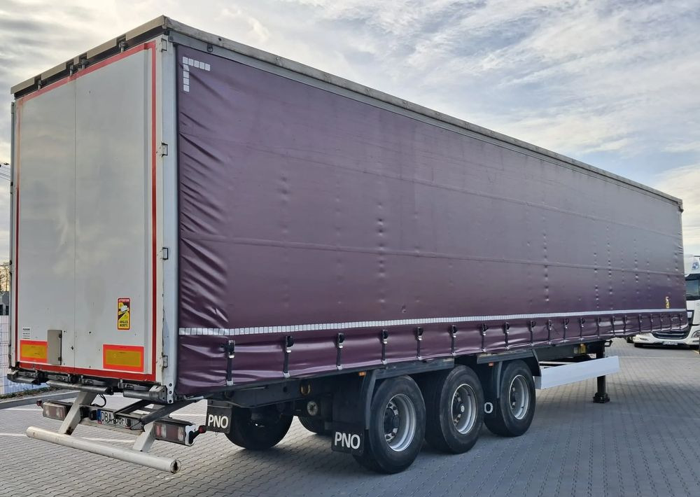 Curtainsider semi-trailer Krone Standard, Firanka, Mocowania promowe, Podnoszony zderzak: picture 13