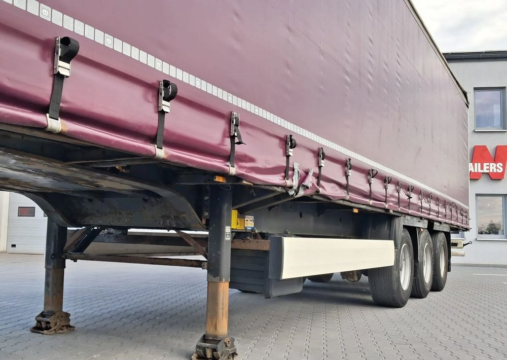 Krone Standard, Firanka, Mocowania promowe, Podnoszony zderzak - Curtainsider semi-trailer: picture 4 Krone Standard, Firanka, Mocowania promowe, Podnoszony zderzak - Curtainsider semi-trailer: picture 4