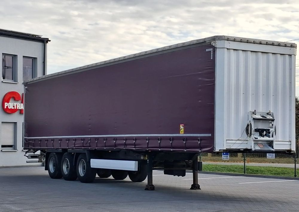 Krone Standard, Firanka, Mocowania promowe, Podnoszony zderzak - Curtainsider semi-trailer: picture 2 Krone Standard, Firanka, Mocowania promowe, Podnoszony zderzak - Curtainsider semi-trailer: picture 2