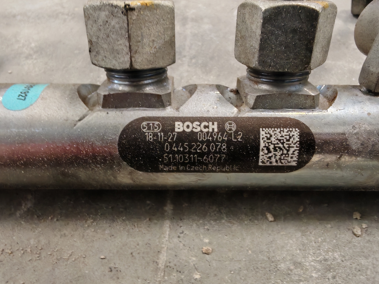 MAN TGS TGX EURO 6 / D2676LF / FUEL RAIL / 51103116077 - Fuel system: picture 3 MAN TGS TGX EURO 6 / D2676LF / FUEL RAIL / 51103116077 - Fuel system: picture 3