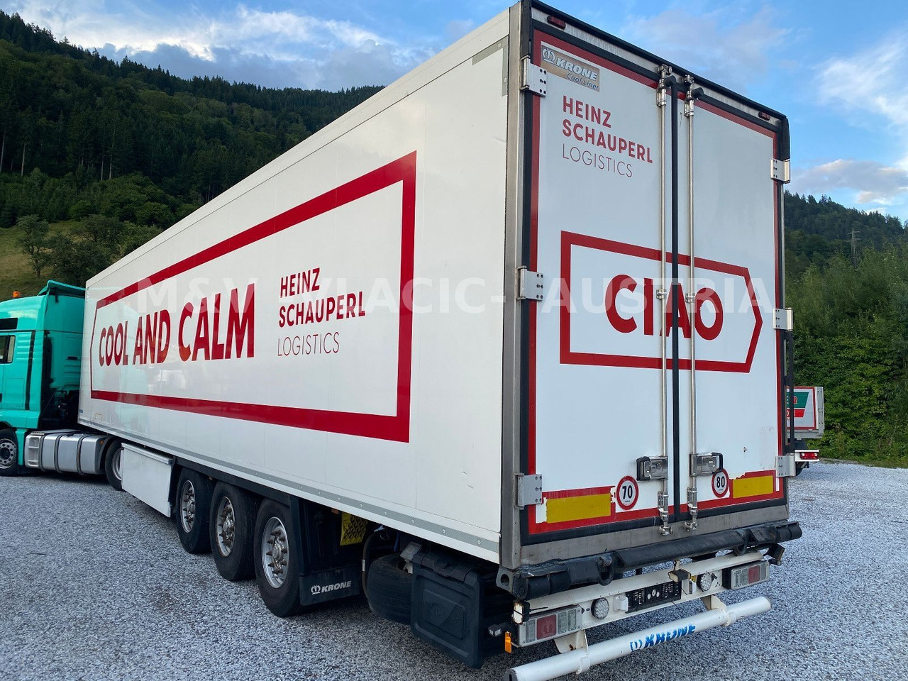 Krone Doppelstock / Carrier 1950 - Refrigerator semi-trailer: picture 4 Krone Doppelstock / Carrier 1950 - Refrigerator semi-trailer: picture 4