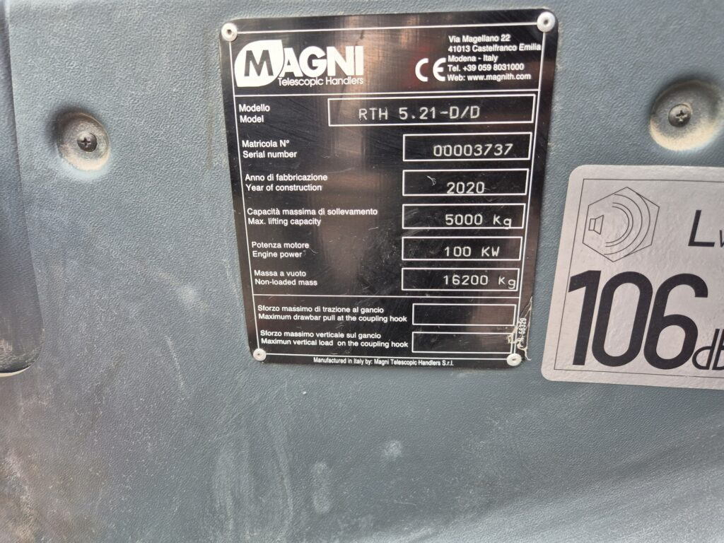 Telescopic handler MAGNI RTH 5.21 D/D: picture 20