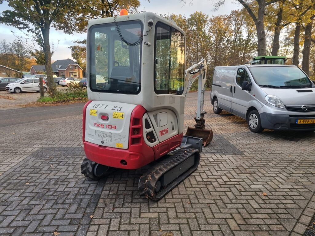 TAKEUCHI TB216 minidigger - Mini excavator: picture 4 TAKEUCHI TB216 minidigger - Mini excavator: picture 4