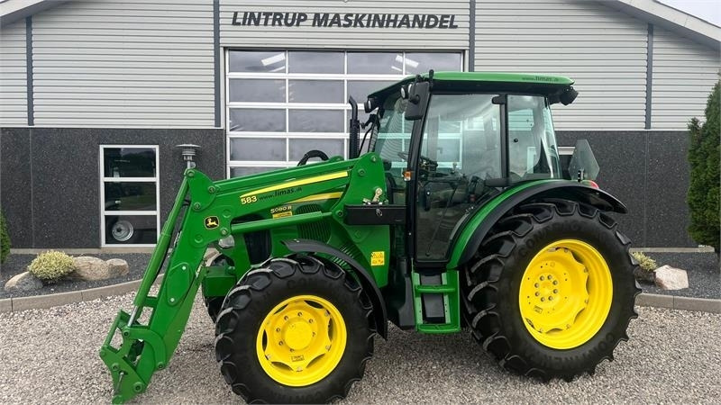 John Deere 5080R Med frontlæsser - Farm tractor: picture 1 John Deere 5080R Med frontlæsser - Farm tractor: picture 1