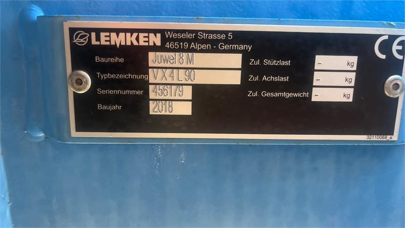 Lemken Juwel 8M VX4L90 MEGET VELHOLDT plov som ikke har k  - Plow: picture 5 Lemken Juwel 8M VX4L90 MEGET VELHOLDT plov som ikke har k  - Plow: picture 5