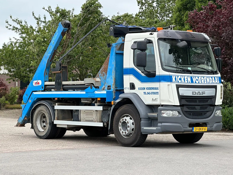 DAF LF 310 Portaalarm/ ABSETZKIPPER!!AIRCO/KLIMA/EURO6! - Skip loader truck: picture 1 DAF LF 310 Portaalarm/ ABSETZKIPPER!!AIRCO/KLIMA/EURO6! - Skip loader truck: picture 1