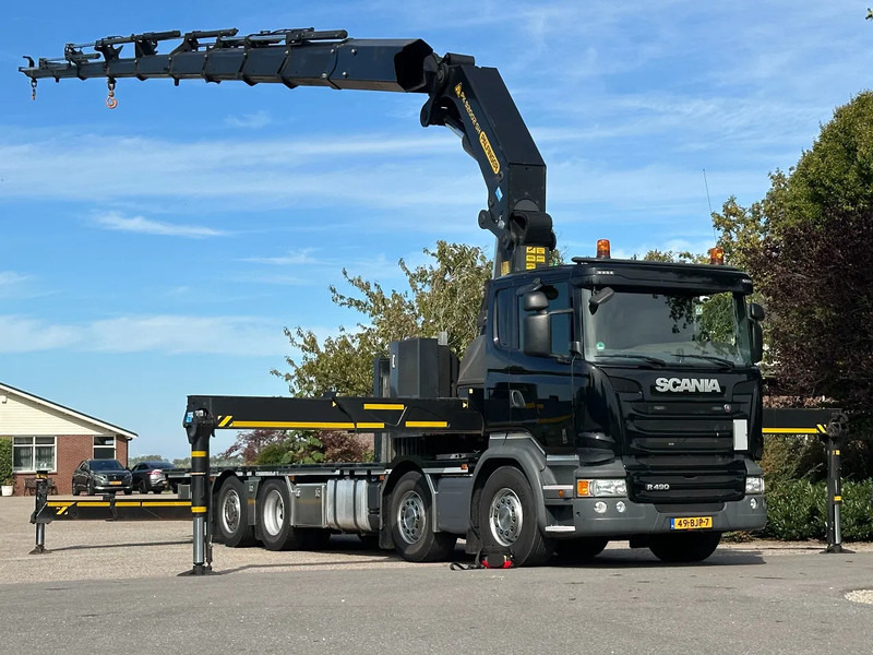 Scania R490 PALFINGER 92TM!! 2017!!ONLY 66TKM!!!NEW!! - Crane truck: picture 1 Scania R490 PALFINGER 92TM!! 2017!!ONLY 66TKM!!!NEW!! - Crane truck: picture 1