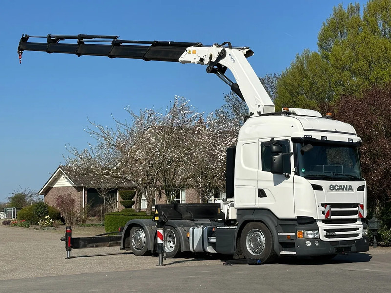 Scania R450 6x2 !!TRACTOR!!!CRANE/GRUE/HMF 50TM!!TOP!EURO6!! - Tractor unit: picture 3 Scania R450 6x2 !!TRACTOR!!!CRANE/GRUE/HMF 50TM!!TOP!EURO6!! - Tractor unit: picture 3