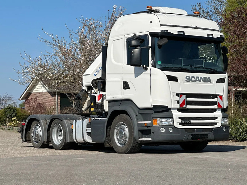 Scania R450 6x2 !!TRACTOR!!!CRANE/GRUE/HMF 50TM!!TOP!EURO6!! - Tractor unit: picture 2 Scania R450 6x2 !!TRACTOR!!!CRANE/GRUE/HMF 50TM!!TOP!EURO6!! - Tractor unit: picture 2