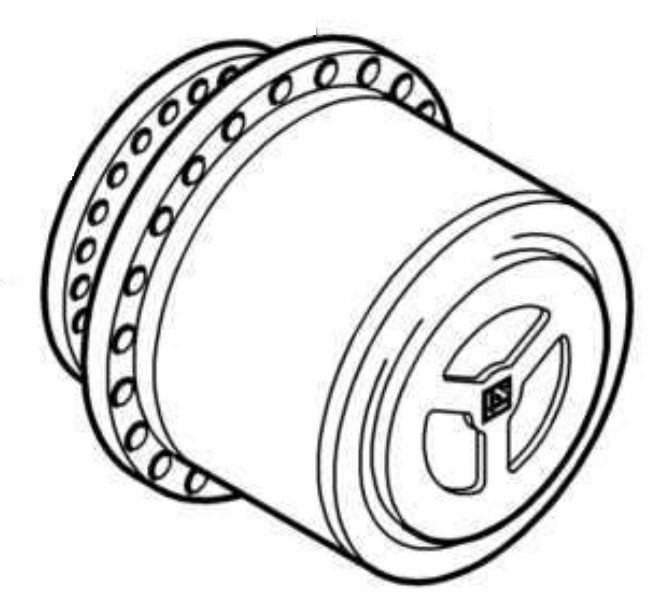Bomag 05901806R - Final drive for Construction machinery: picture 1 Bomag 05901806R - Final drive for Construction machinery: picture 1