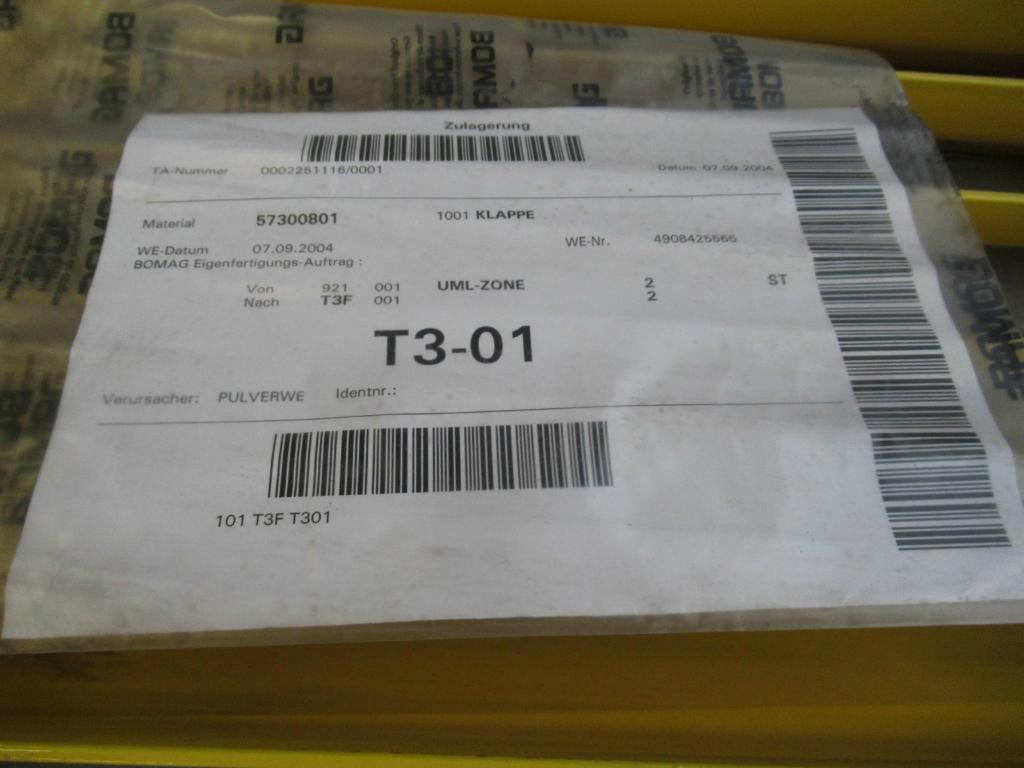 Bomag 57300801 - - Door and parts for Construction machinery: picture 3 Bomag 57300801 - - Door and parts for Construction machinery: picture 3