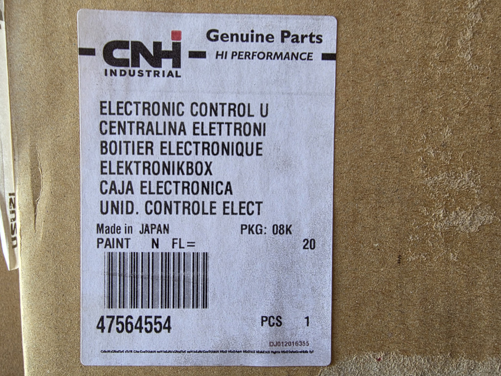 Case 47564554 - 87726525 - ECU for Construction machinery: picture 3 Case 47564554 - 87726525 - ECU for Construction machinery: picture 3