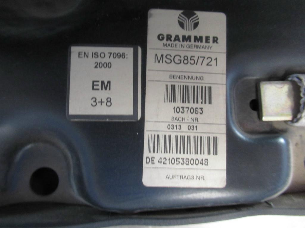 Grammer MSG85/721 - - Seat for Construction machinery: picture 3 Grammer MSG85/721 - - Seat for Construction machinery: picture 3