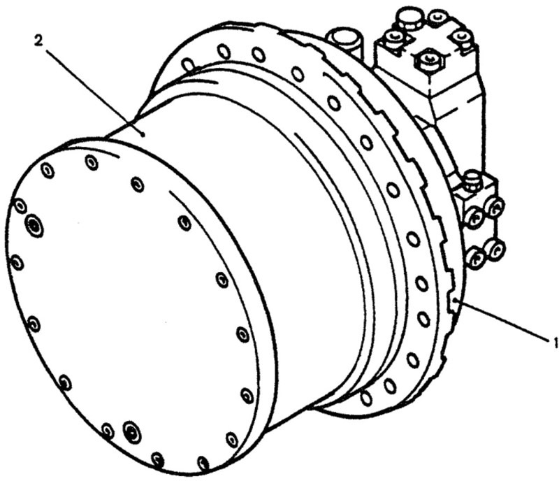 Kobelco YN53D00001F2 - YN15V00007F1 - Final drive for Construction machinery: picture 1 Kobelco YN53D00001F2 - YN15V00007F1 - Final drive for Construction machinery: picture 1