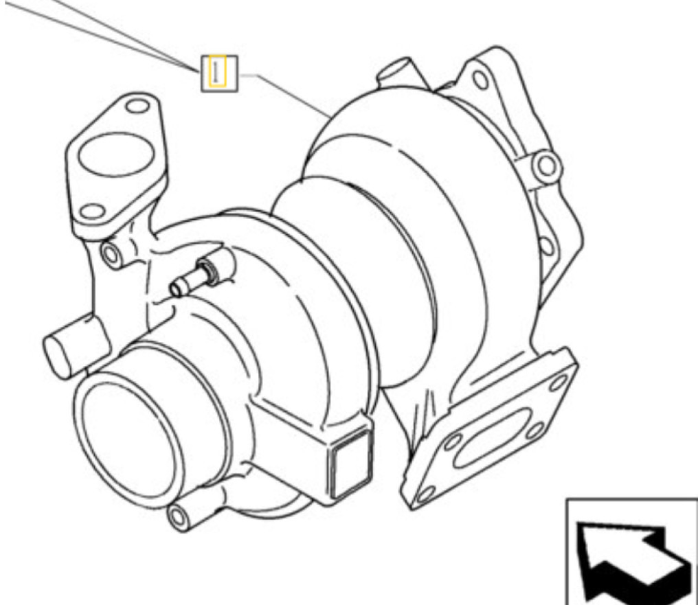 New Holland VA4933500701 - Turbo for Construction machinery: picture 1 New Holland VA4933500701 - Turbo for Construction machinery: picture 1