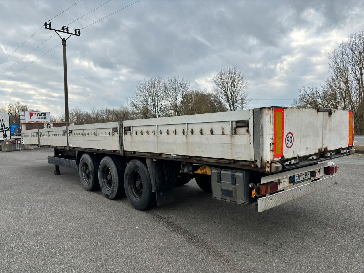 Dropside/ Flatbed semi-trailer Krone SD P: picture 6