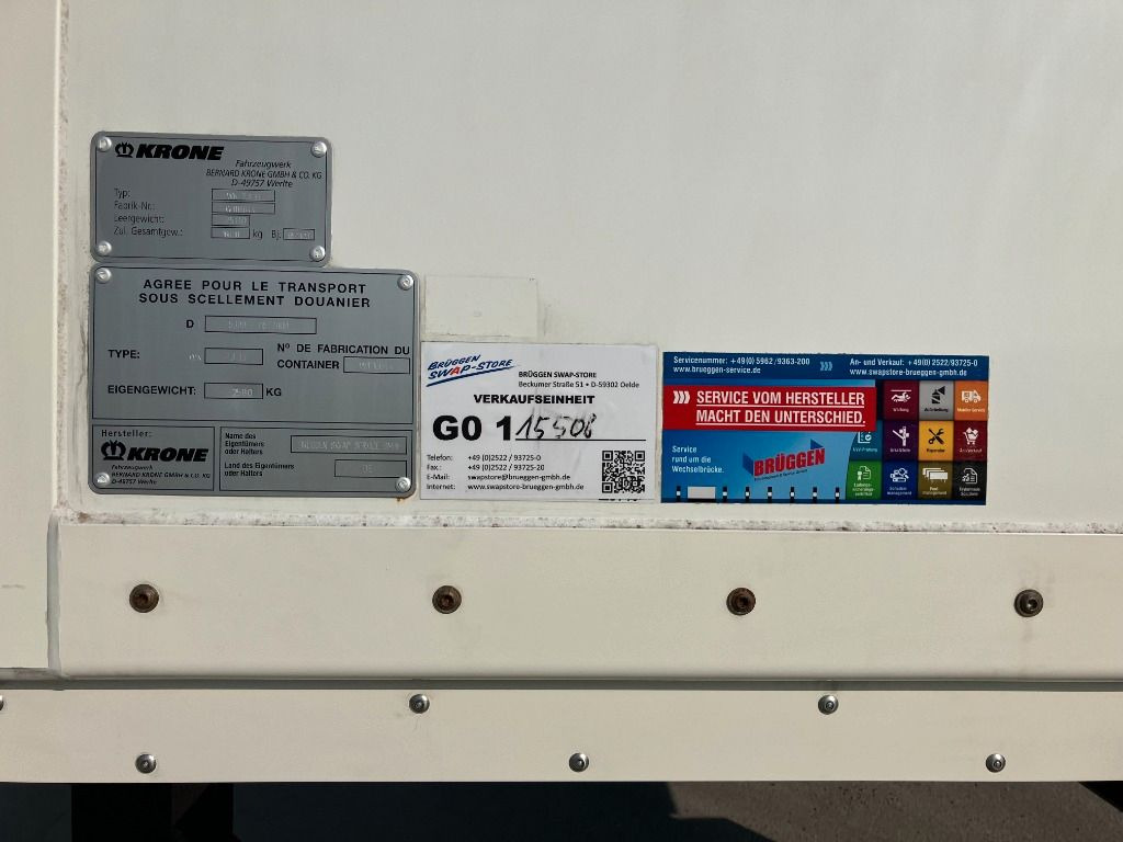 Swap body - box Krone Wechselbrücke Kühlaufbau: picture 7 Swap body - box Krone Wechselbrücke Kühlaufbau: picture 7