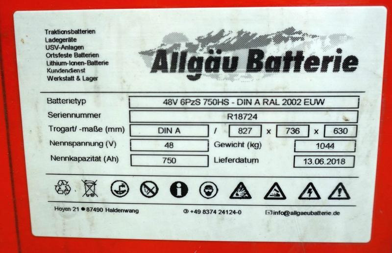 ALLGÄU BATTERIE 48 Volt 6 PzS 750 Ah - Battery: picture 5 ALLGÄU BATTERIE 48 Volt 6 PzS 750 Ah - Battery: picture 5