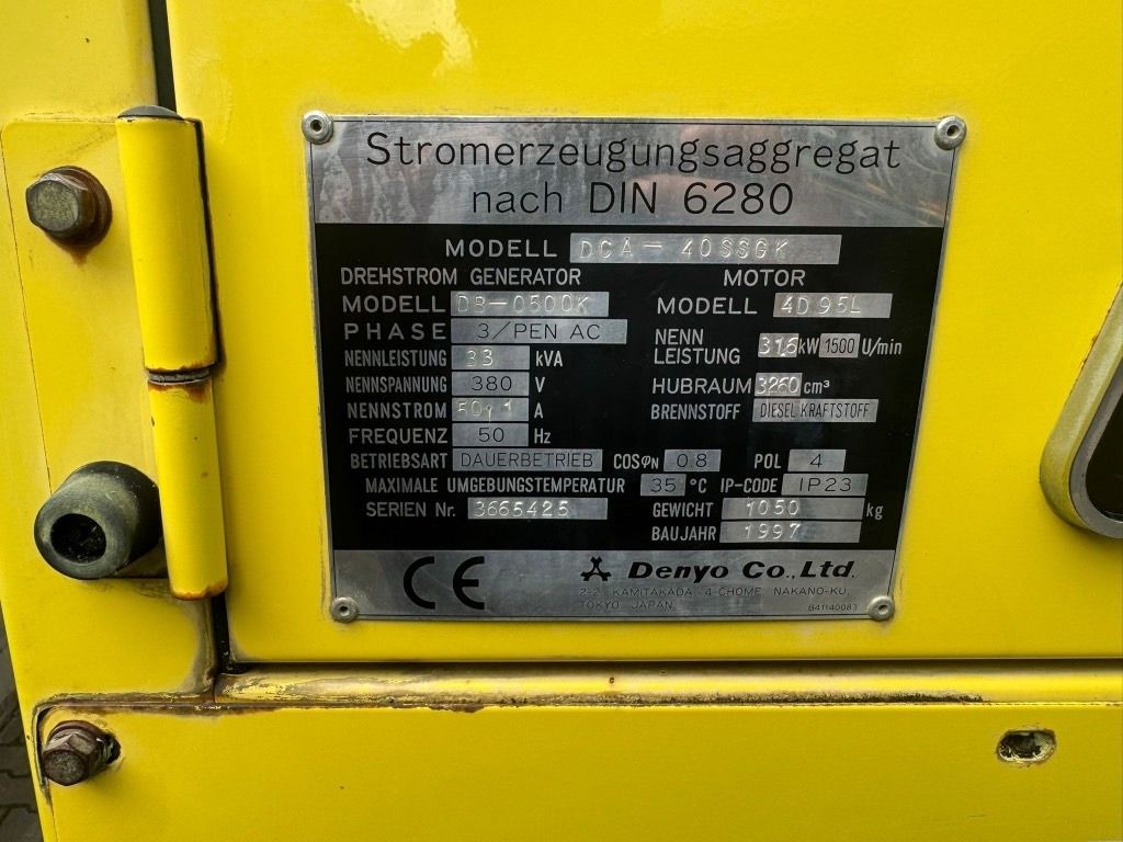 Generator set Denyo DCA 40 SSGK: picture 6 Generator set Denyo DCA 40 SSGK: picture 6